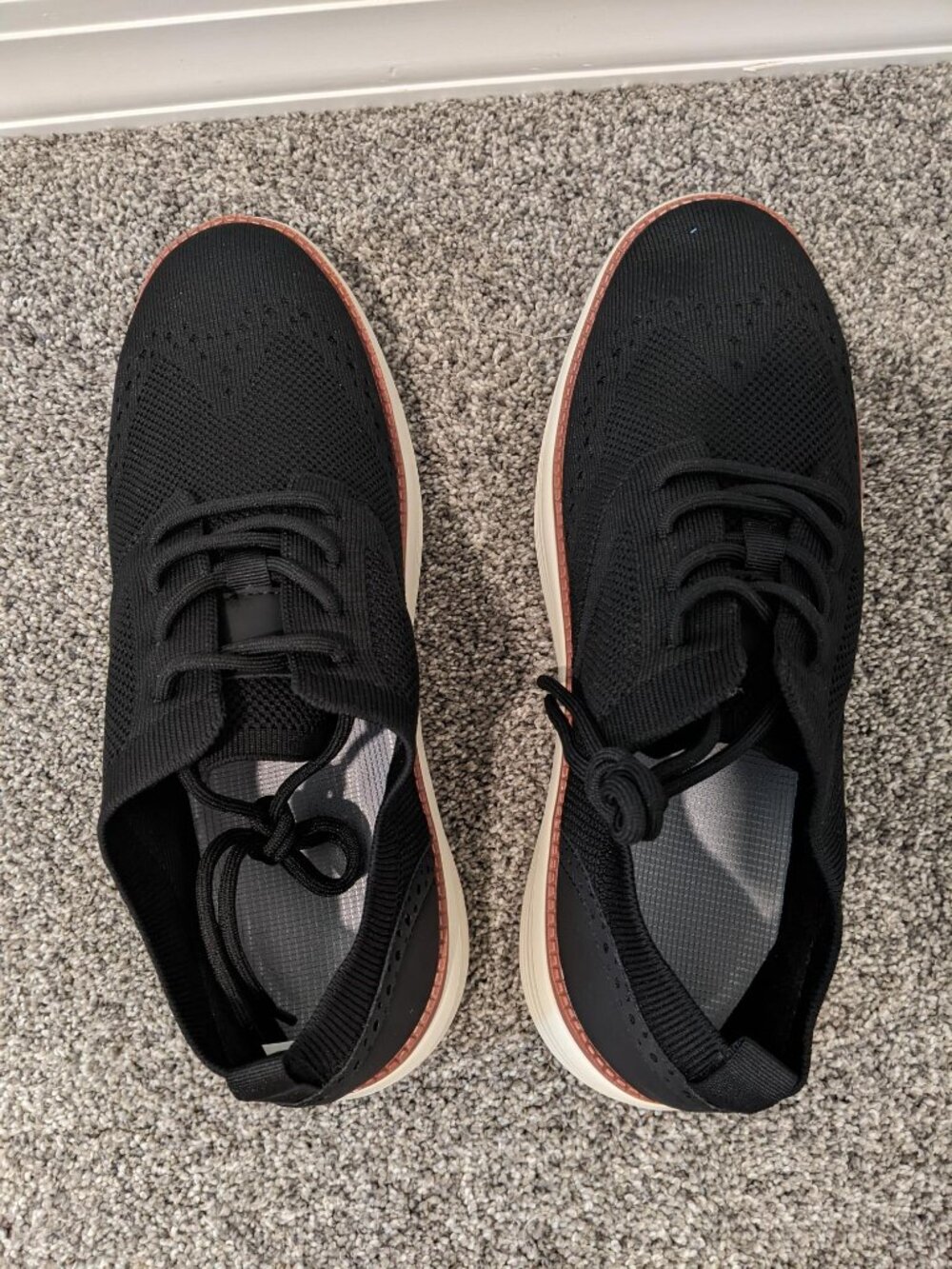 Black Parker & Finch Revere Casual Sneakers (Styled like a dress shoe)